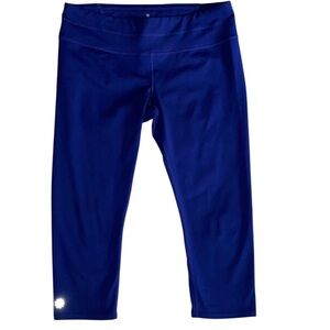 Athleta Dobby Sonar Capri Crop Leggings Large 667214